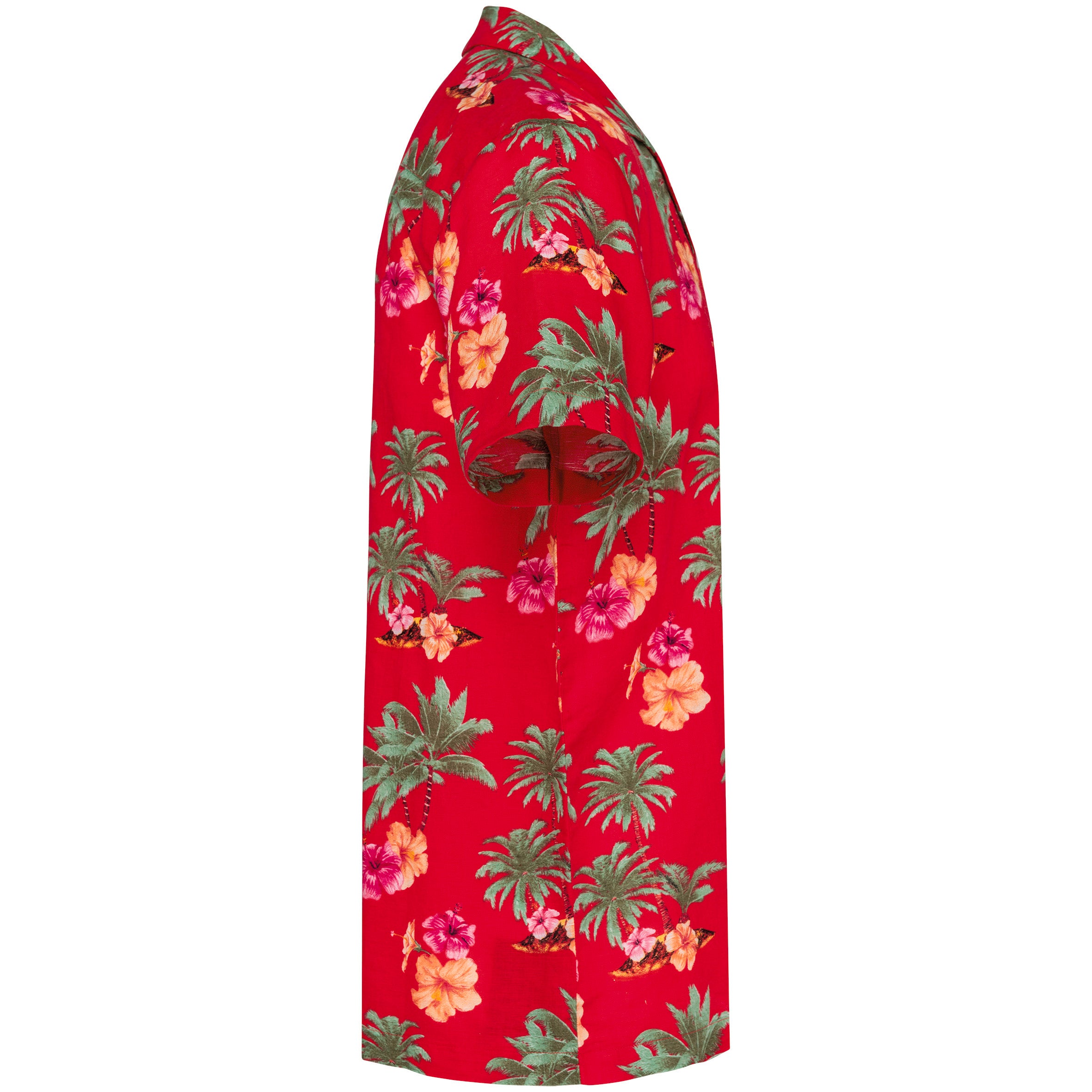 Heren Eco-vriendelijk Hawaïaans Print Shirt - NS529