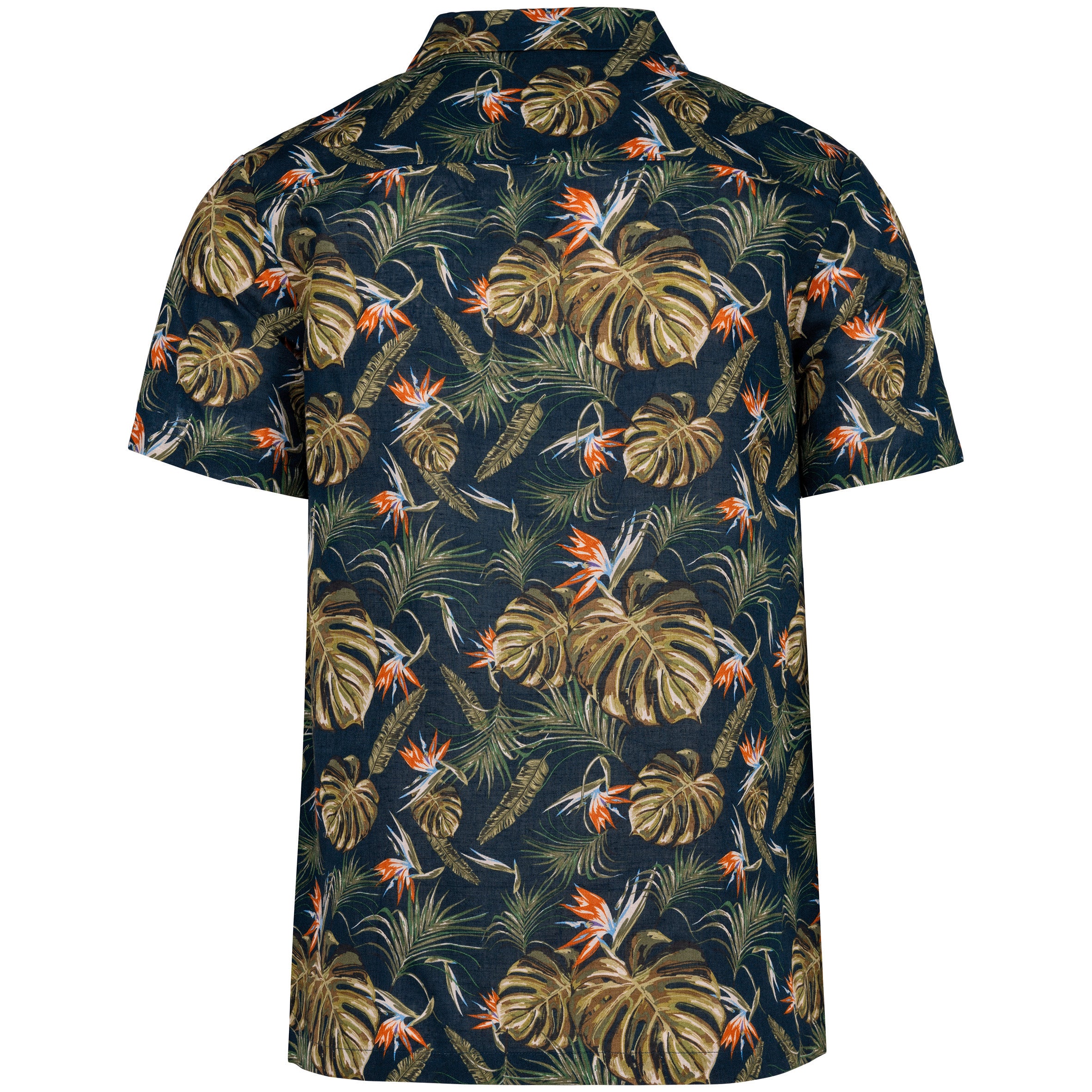 Heren Eco-vriendelijk Hawaïaans Print Shirt - NS529