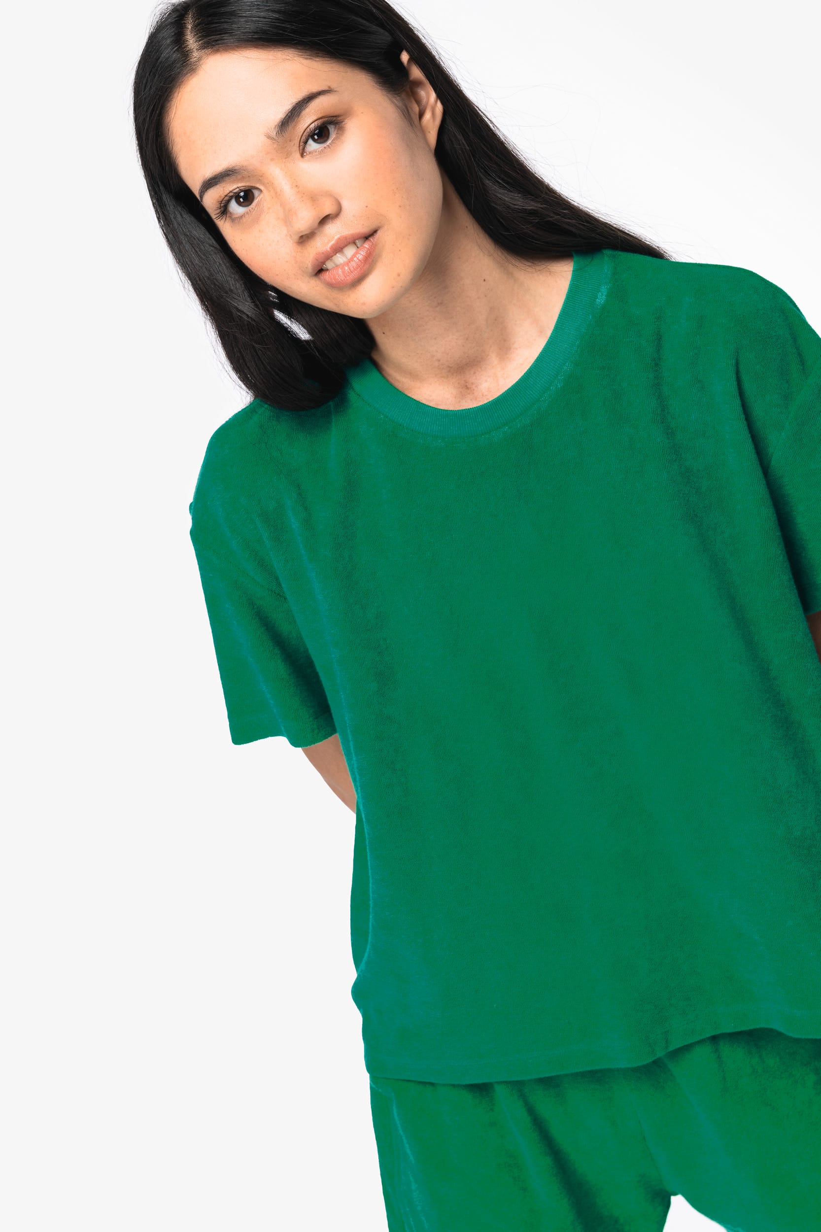 Printable Ladies' Terry Towel T-shirt | Organic Blank