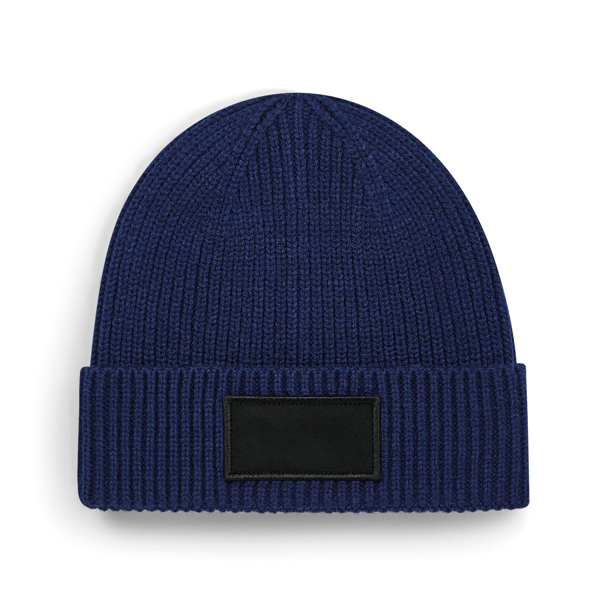 Moderner Beanie mit bedruckbarem Baumwoll-Patch – 185 g/m² | B442R