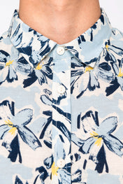 Heren Eco-vriendelijke Plant Print Shirt - NS530