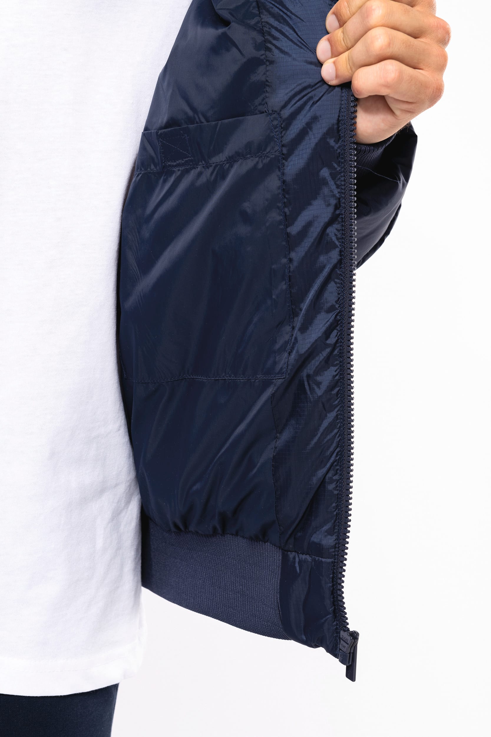 Chaqueta con Capucha Unisex de Ripstop Reciclado – 380T | K6166