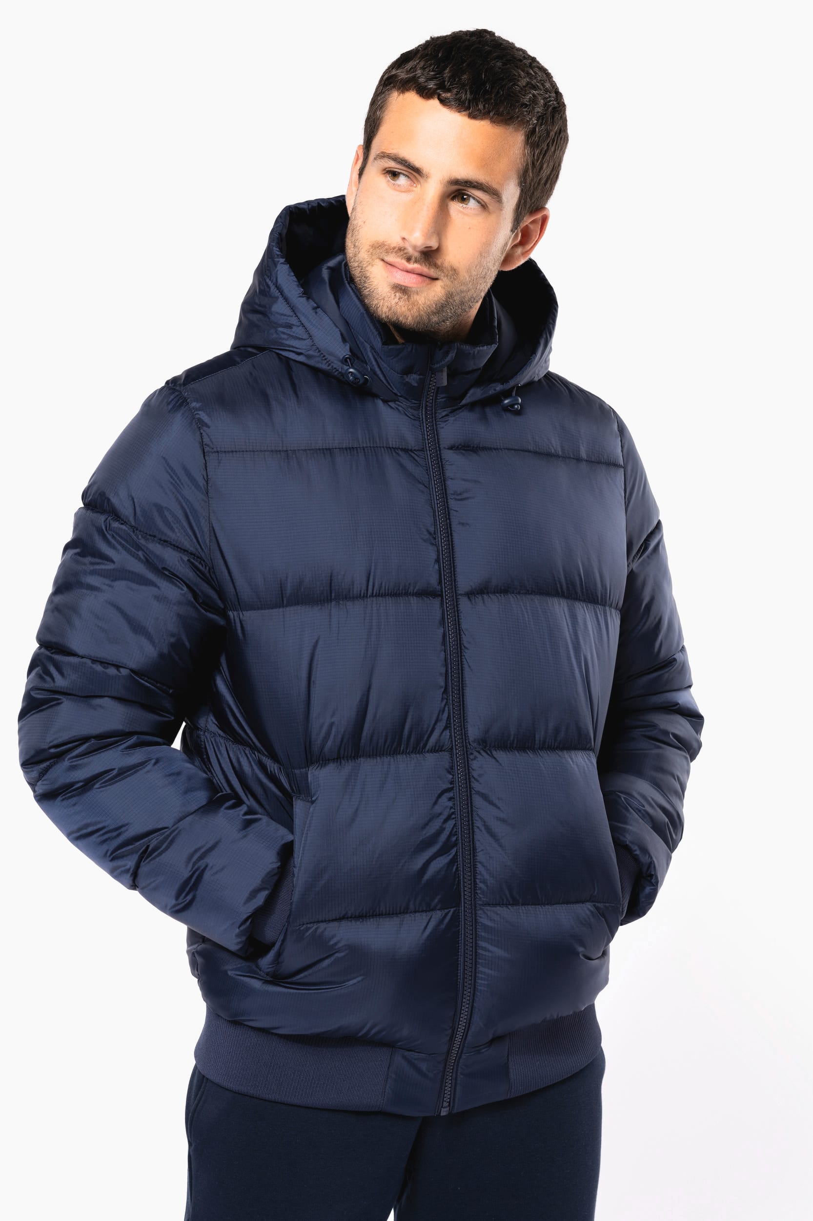 Chaqueta con Capucha Unisex de Ripstop Reciclado – 380T | K6166