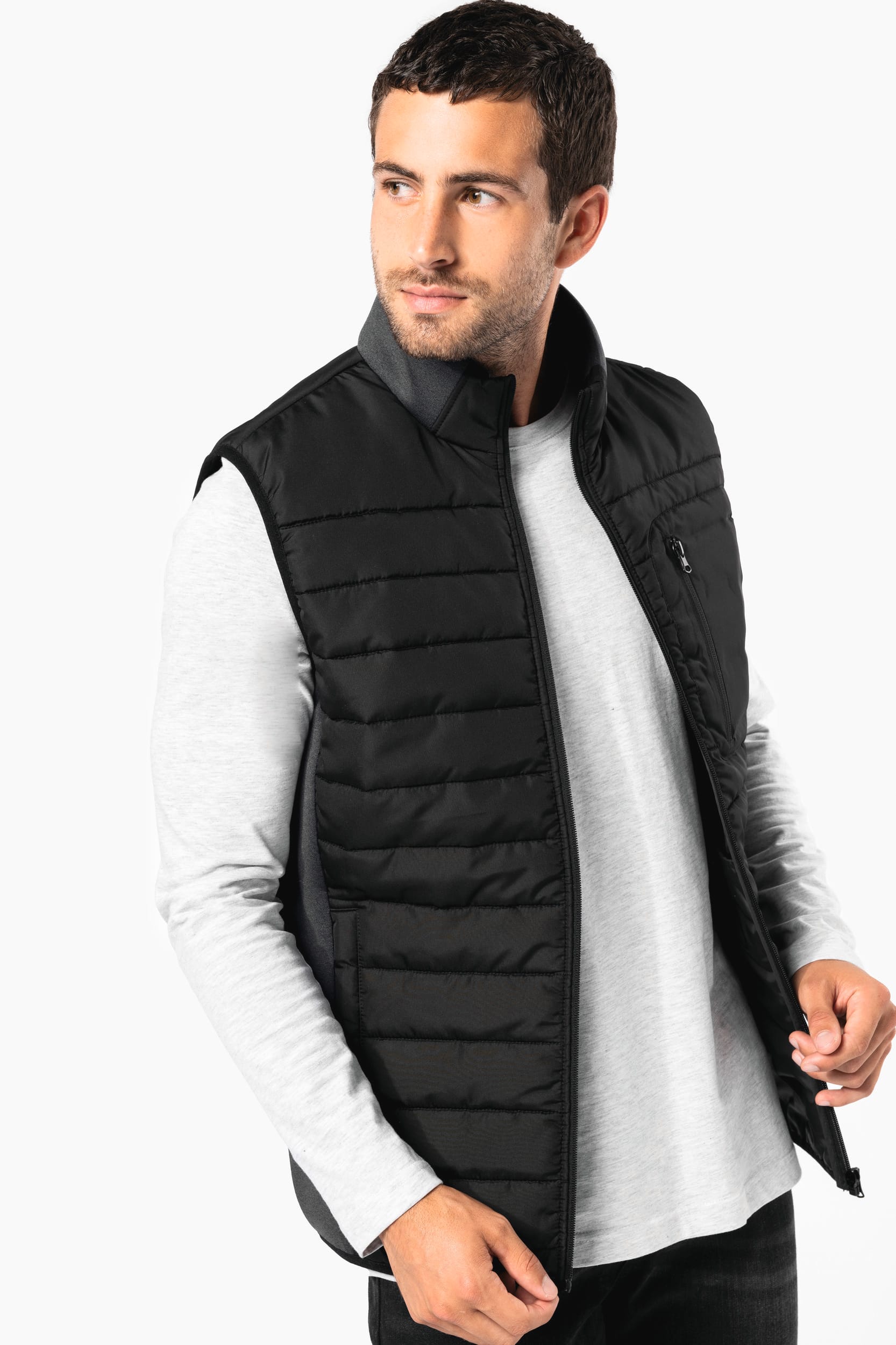 Men’s Hybrid Padded Vest – Recycled Lining | K6170