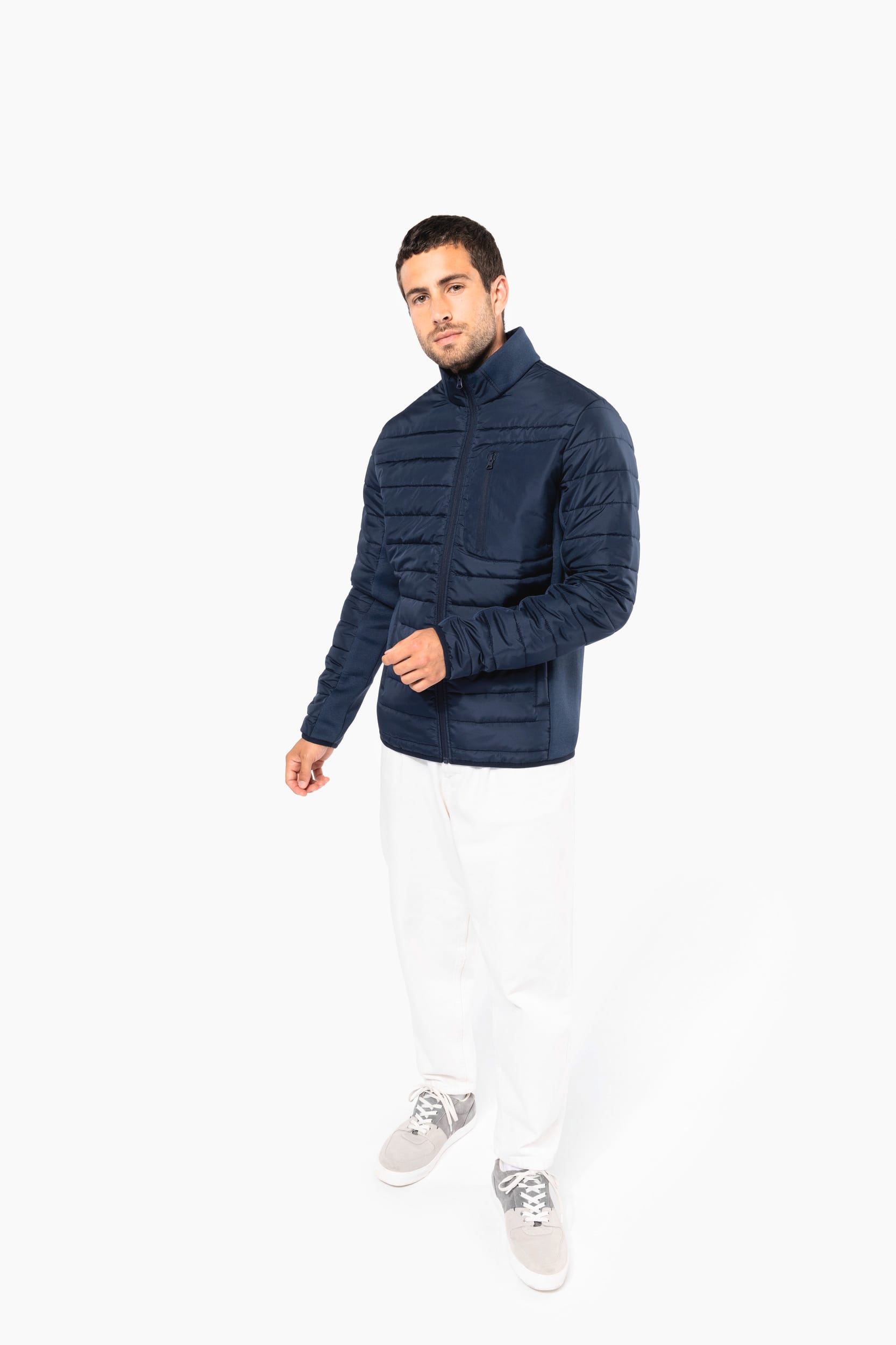 Men’s Hybrid Padded Jacket – Recycled Lining | K6171