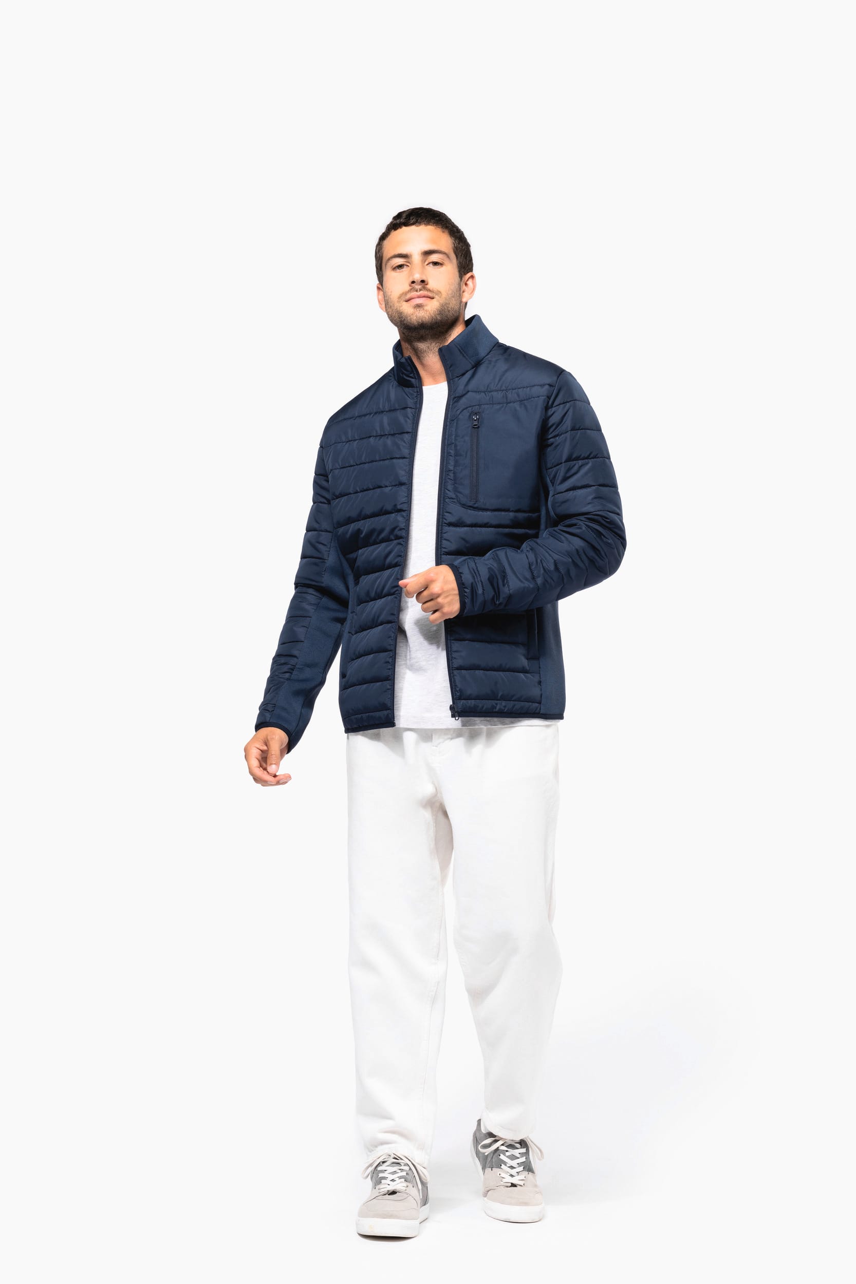 Men’s Hybrid Padded Jacket – Recycled Lining | K6171