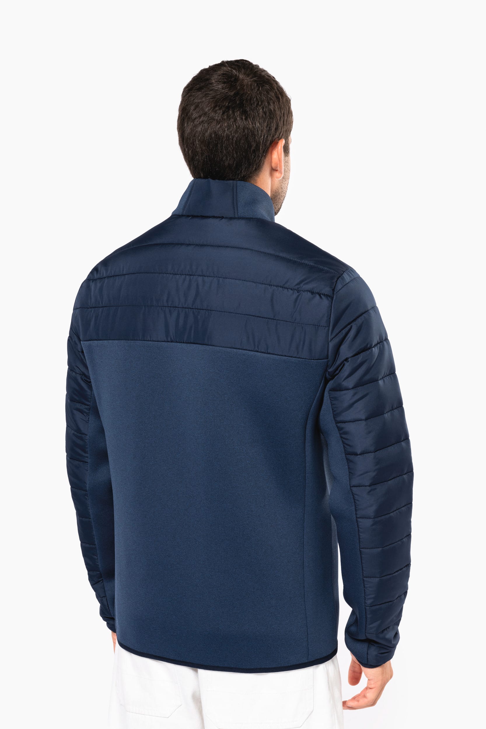 Men’s Hybrid Padded Jacket – Recycled Lining | K6171
