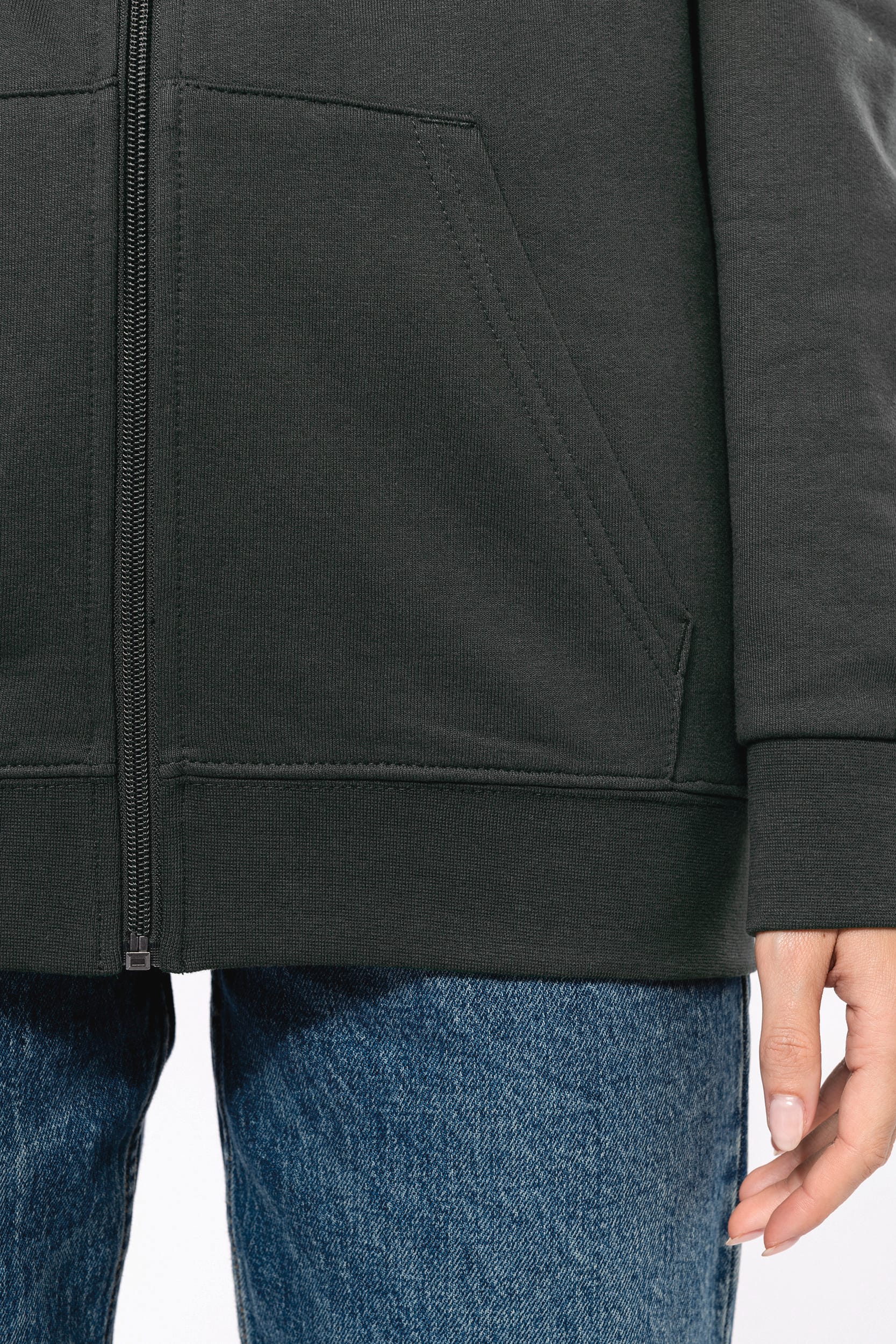 Sudadera con capucha reciclada unisex con cremallera – 280 g/m² | K4042