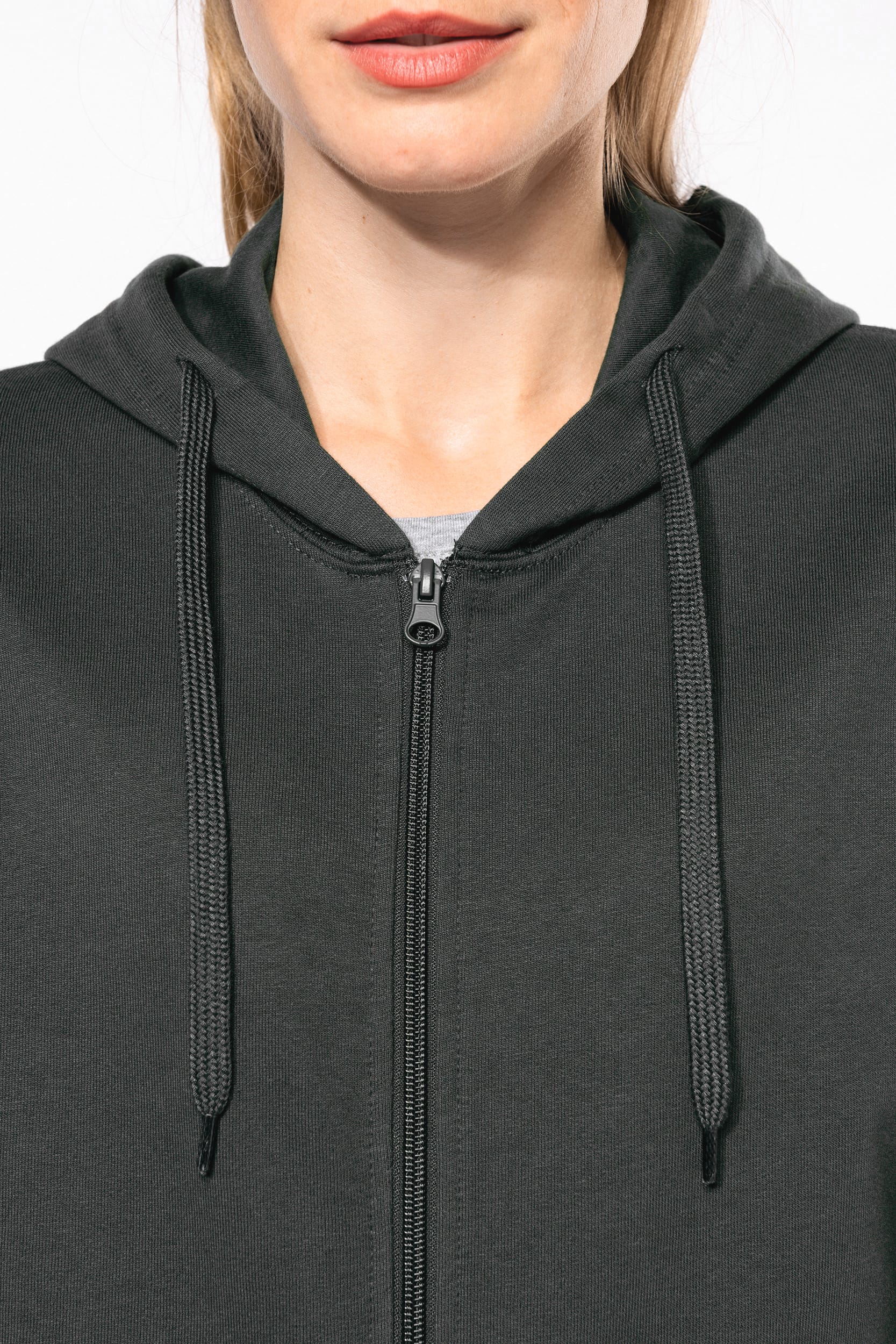 Sudadera con capucha reciclada unisex con cremallera – 280 g/m² | K4042