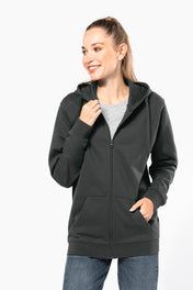 Sudadera con capucha reciclada unisex con cremallera – 280 g/m² | K4042