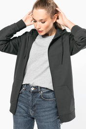 Sudadera con capucha reciclada unisex con cremallera – 280 g/m² | K4042