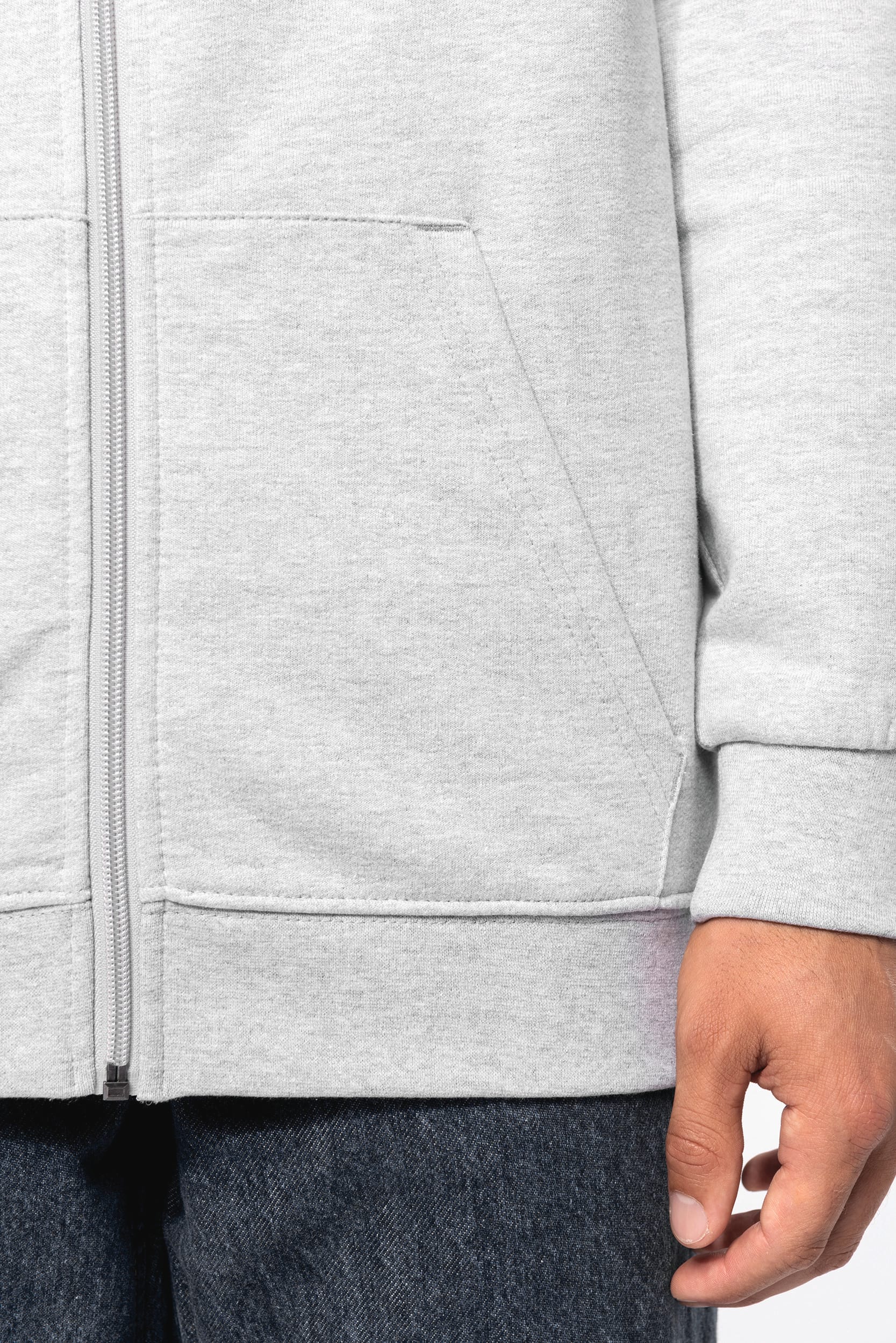 Sudadera con capucha reciclada unisex con cremallera – 280 g/m² | K4042