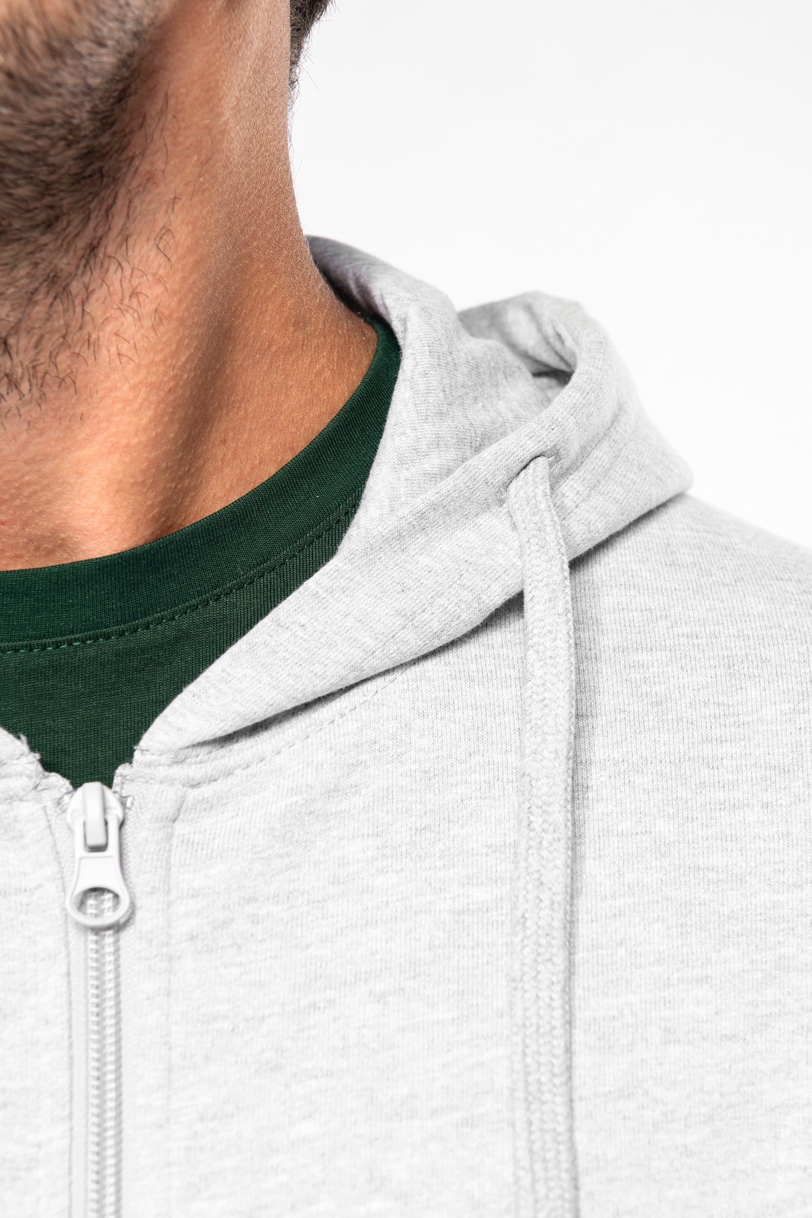 Sudadera con capucha reciclada unisex con cremallera – 280 g/m² | K4042