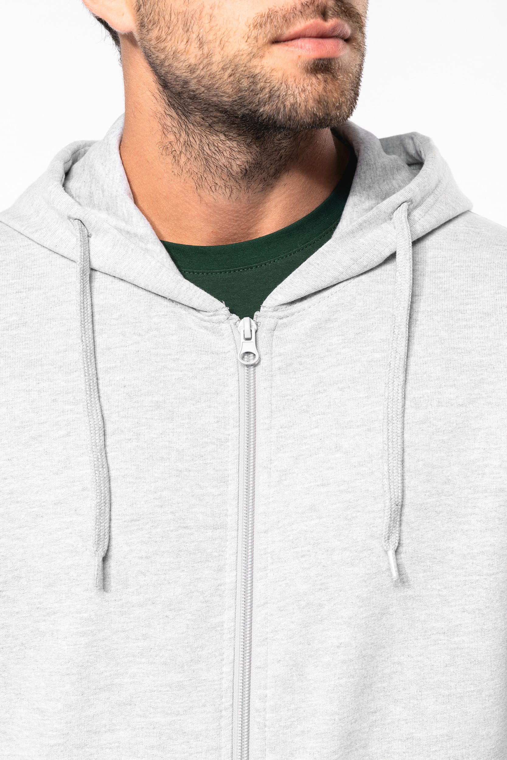 Sudadera con capucha reciclada unisex con cremallera – 280 g/m² | K4042