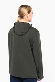 Chaqueta con Capucha Reciclada Unisex – Repelente al Agua | KNS600