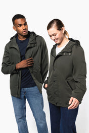 Chaqueta con Capucha Reciclada Unisex – Repelente al Agua | KNS600
