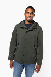 Chaqueta con Capucha Reciclada Unisex – Repelente al Agua | KNS600