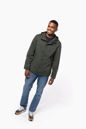 Chaqueta con Capucha Reciclada Unisex – Repelente al Agua | KNS600