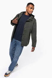 Chaqueta con Capucha Reciclada Unisex – Repelente al Agua | KNS600