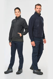 Ropa de trabajo polar reciclada unisex con cremallera 1/4 – 320 g/m² | WK905