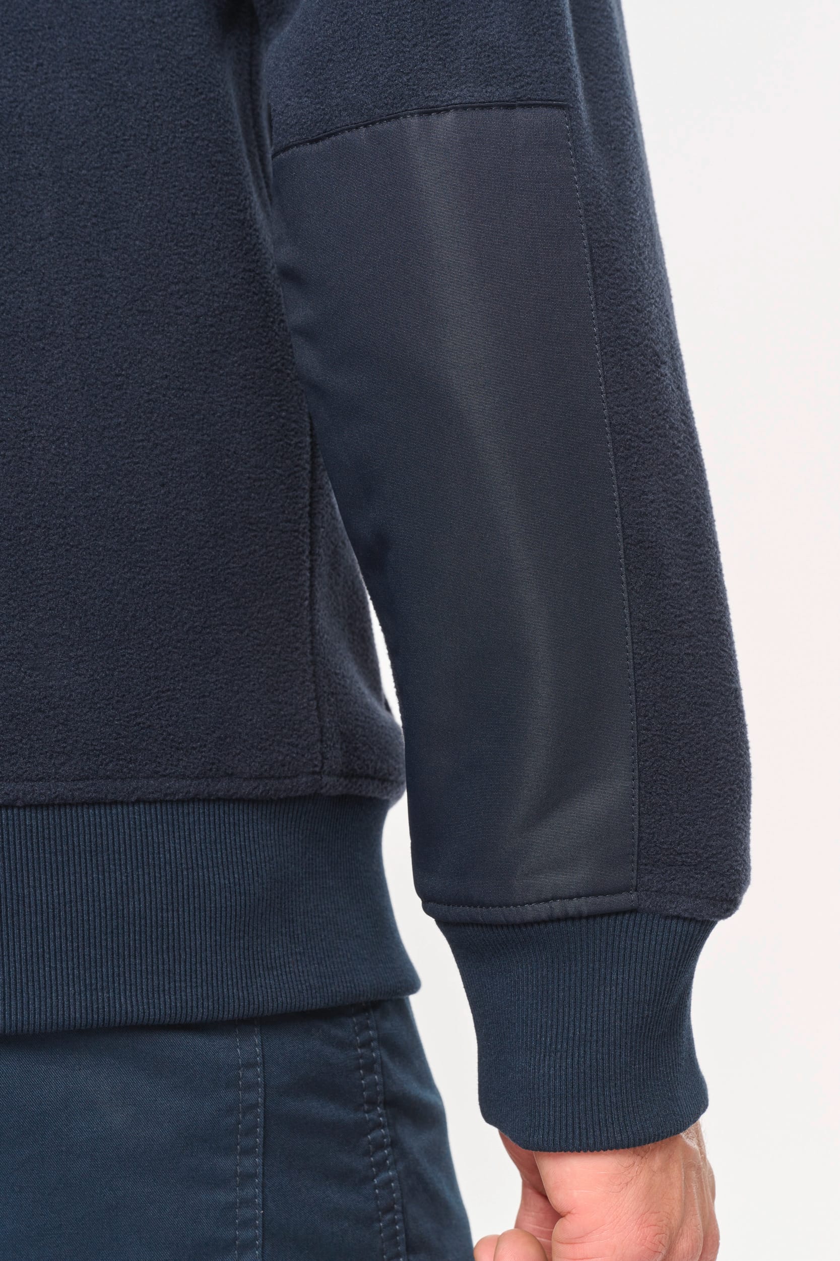 Ropa de trabajo polar reciclada unisex con cremallera 1/4 – 320 g/m² | WK905