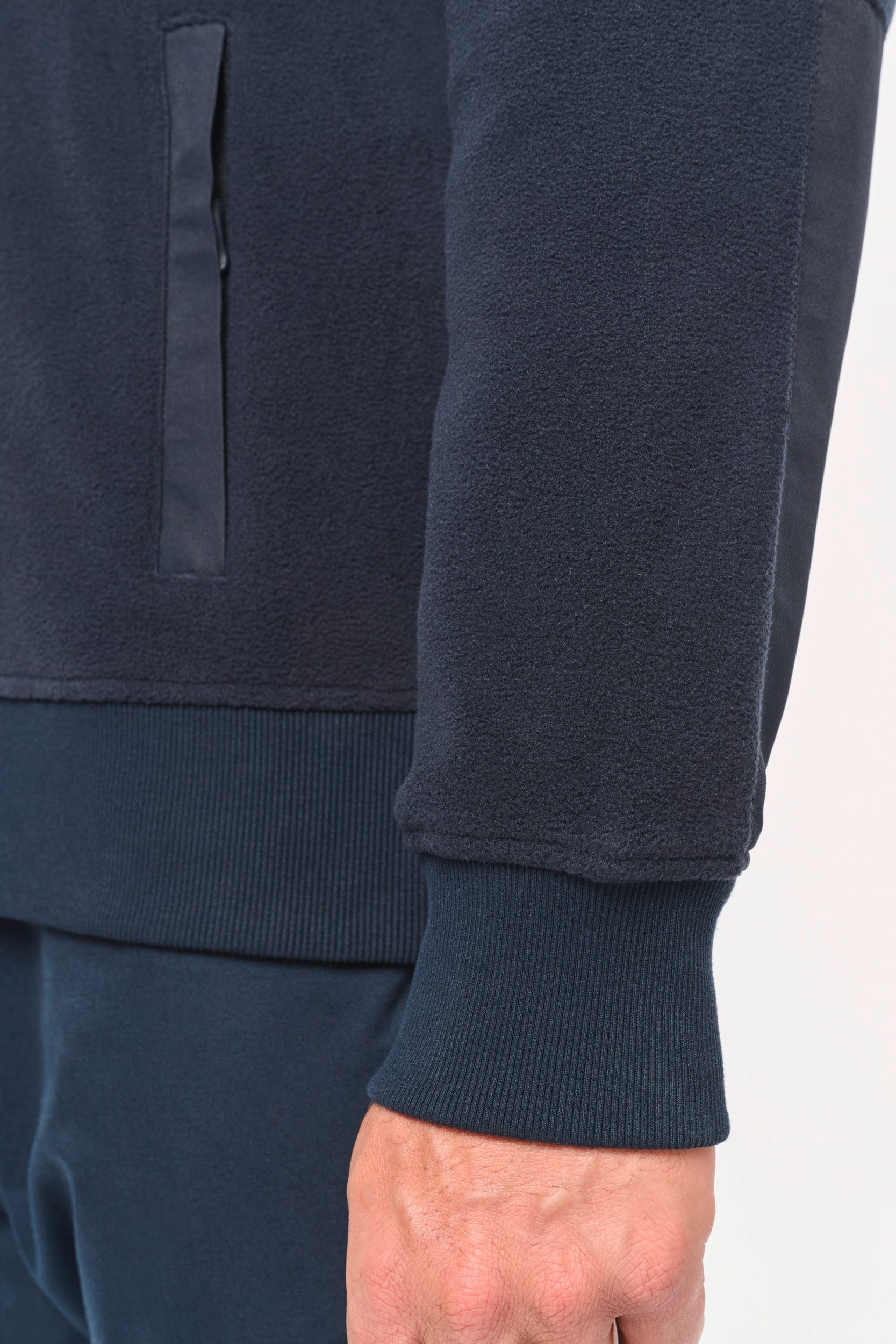 Ropa de trabajo polar reciclada unisex con cremallera 1/4 – 320 g/m² | WK905