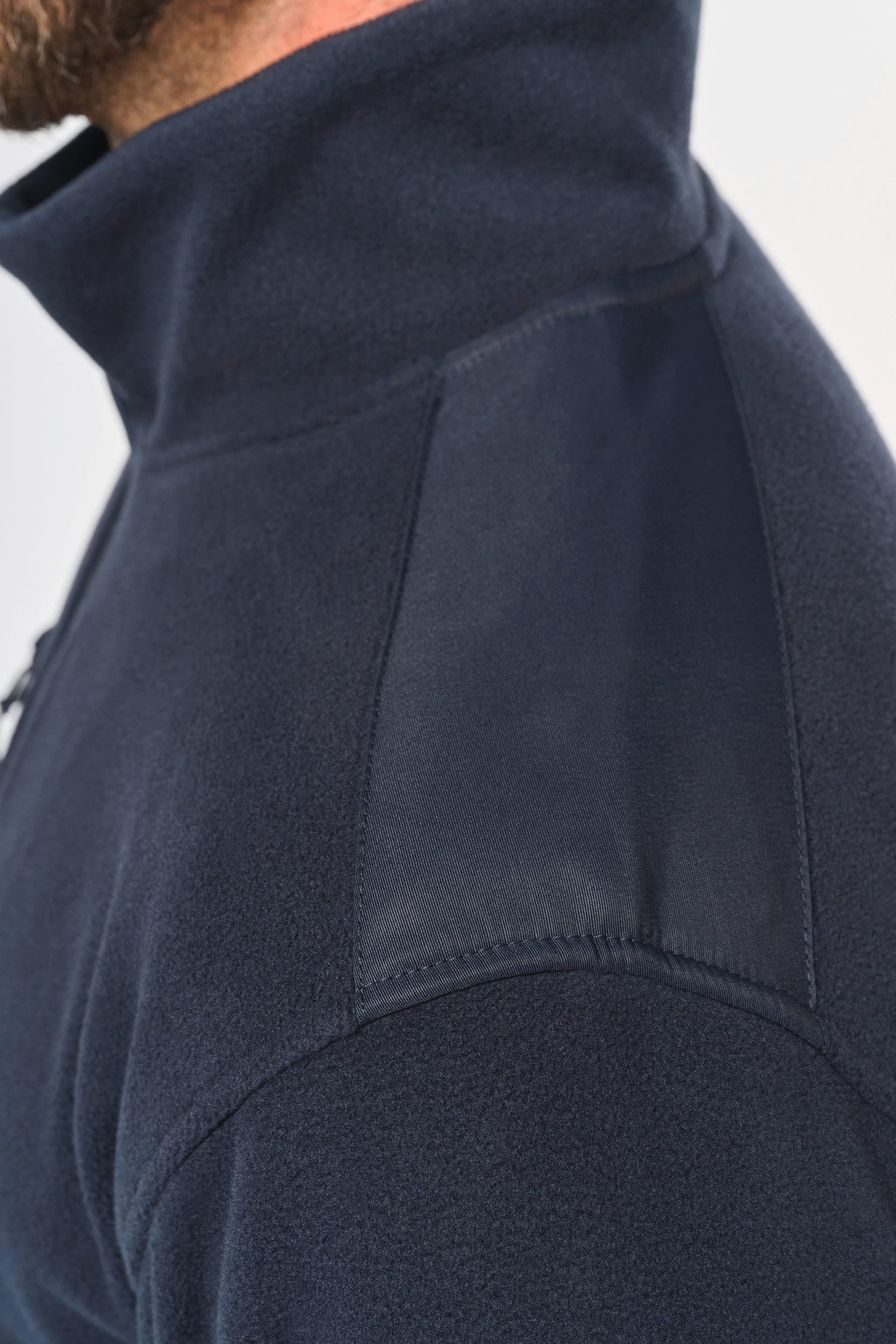 Ropa de trabajo polar reciclada unisex con cremallera 1/4 – 320 g/m² | WK905