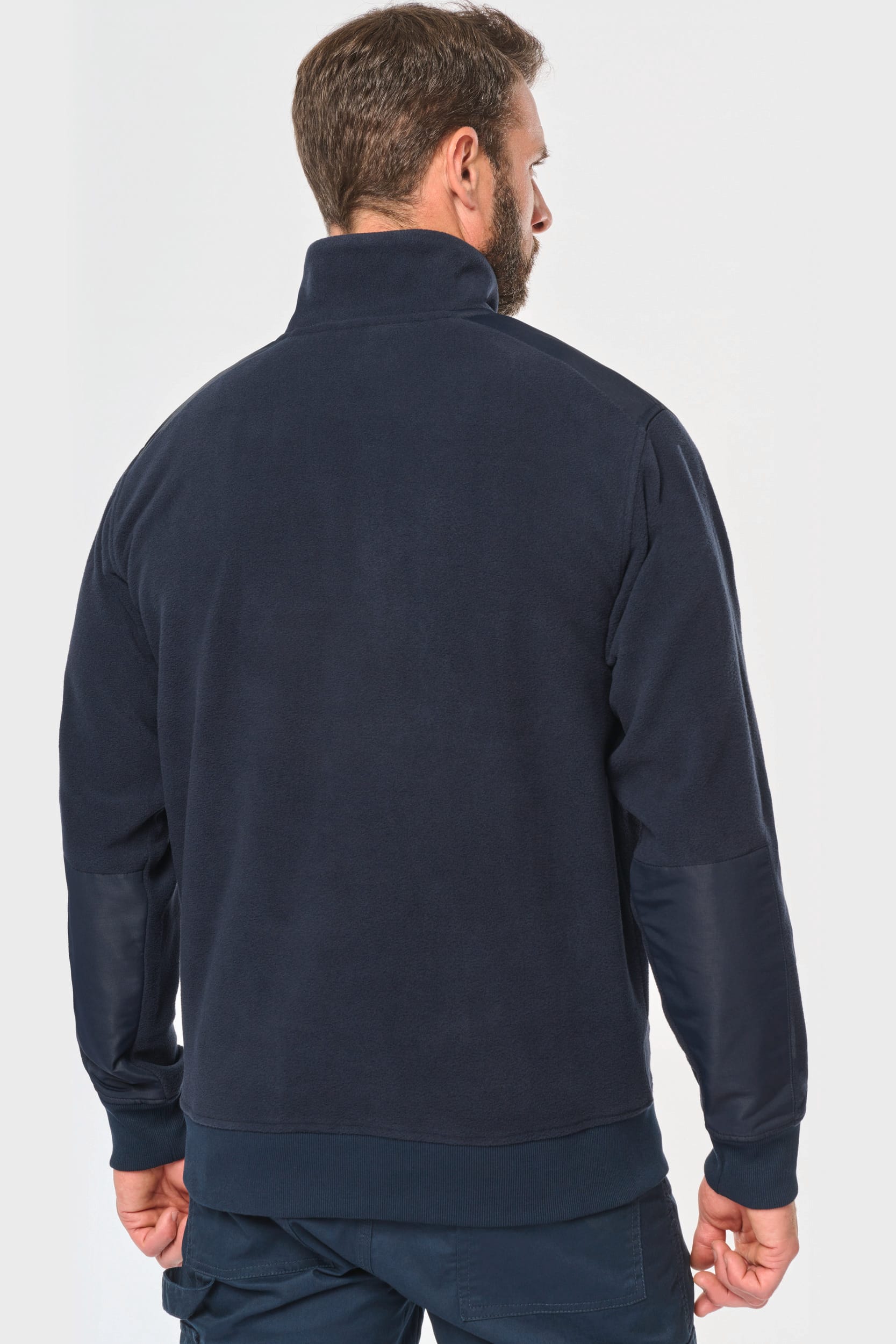 Ropa de trabajo polar reciclada unisex con cremallera 1/4 – 320 g/m² | WK905