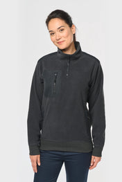 Ropa de trabajo polar reciclada unisex con cremallera 1/4 – 320 g/m² | WK905