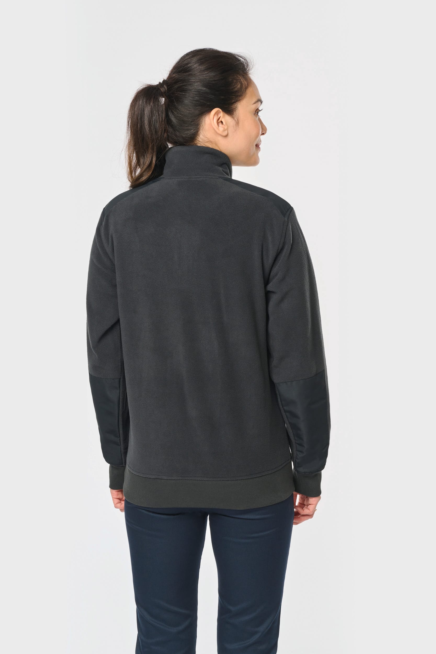 Ropa de trabajo polar reciclada unisex con cremallera 1/4 – 320 g/m² | WK905