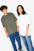Eco-friendly Unisex Oversize French Terry T-shirt - 300 g/m² - NS308
