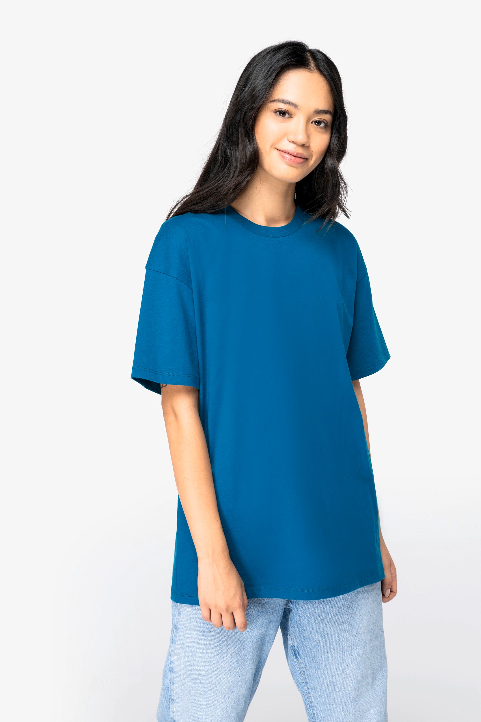 Milieuvriendelijk Unisex T-shirt met Verlaagde Schouders - 200 g/m² - NS330