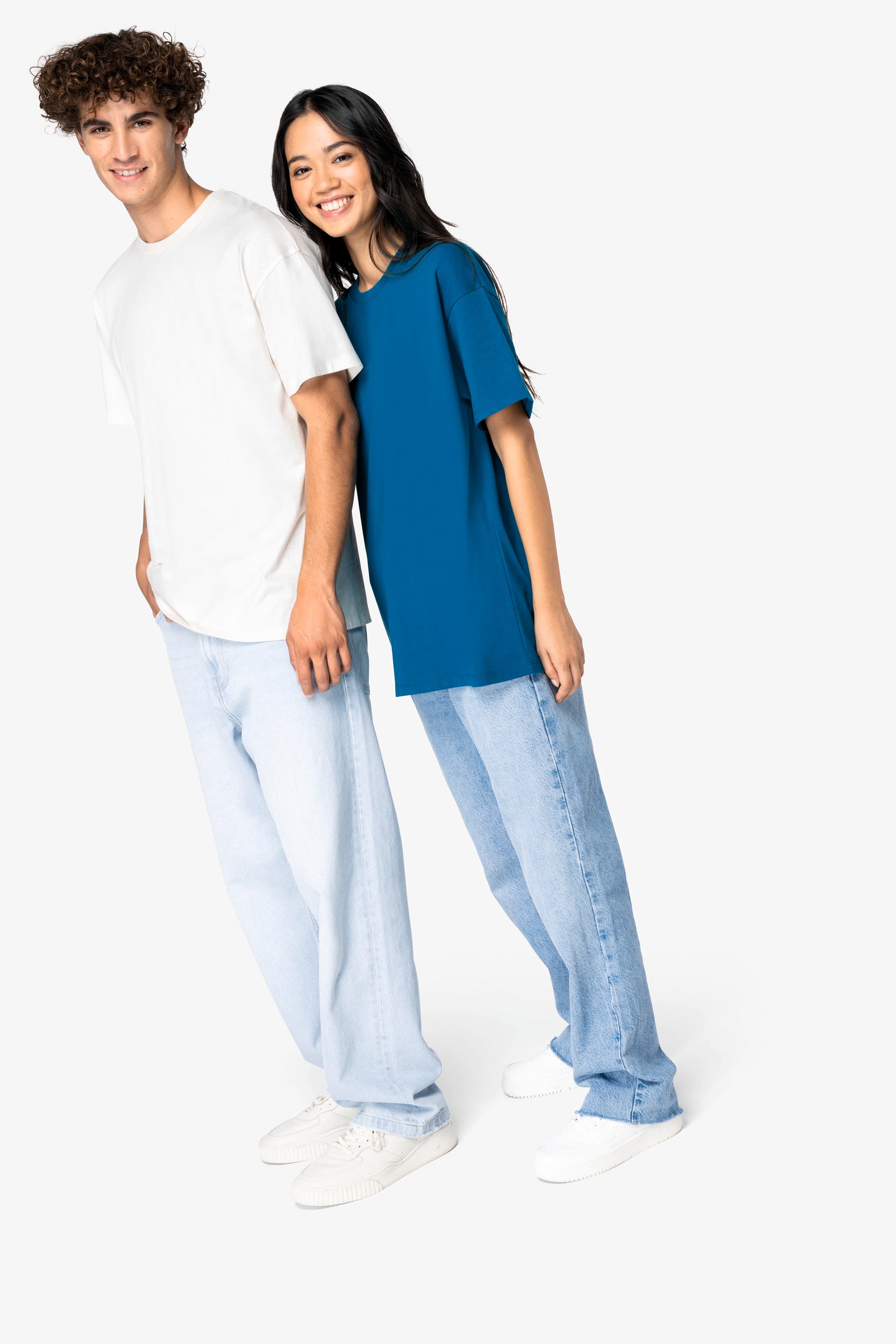 Milieuvriendelijk Unisex T-shirt met Verlaagde Schouders - 200 g/m² - NS330