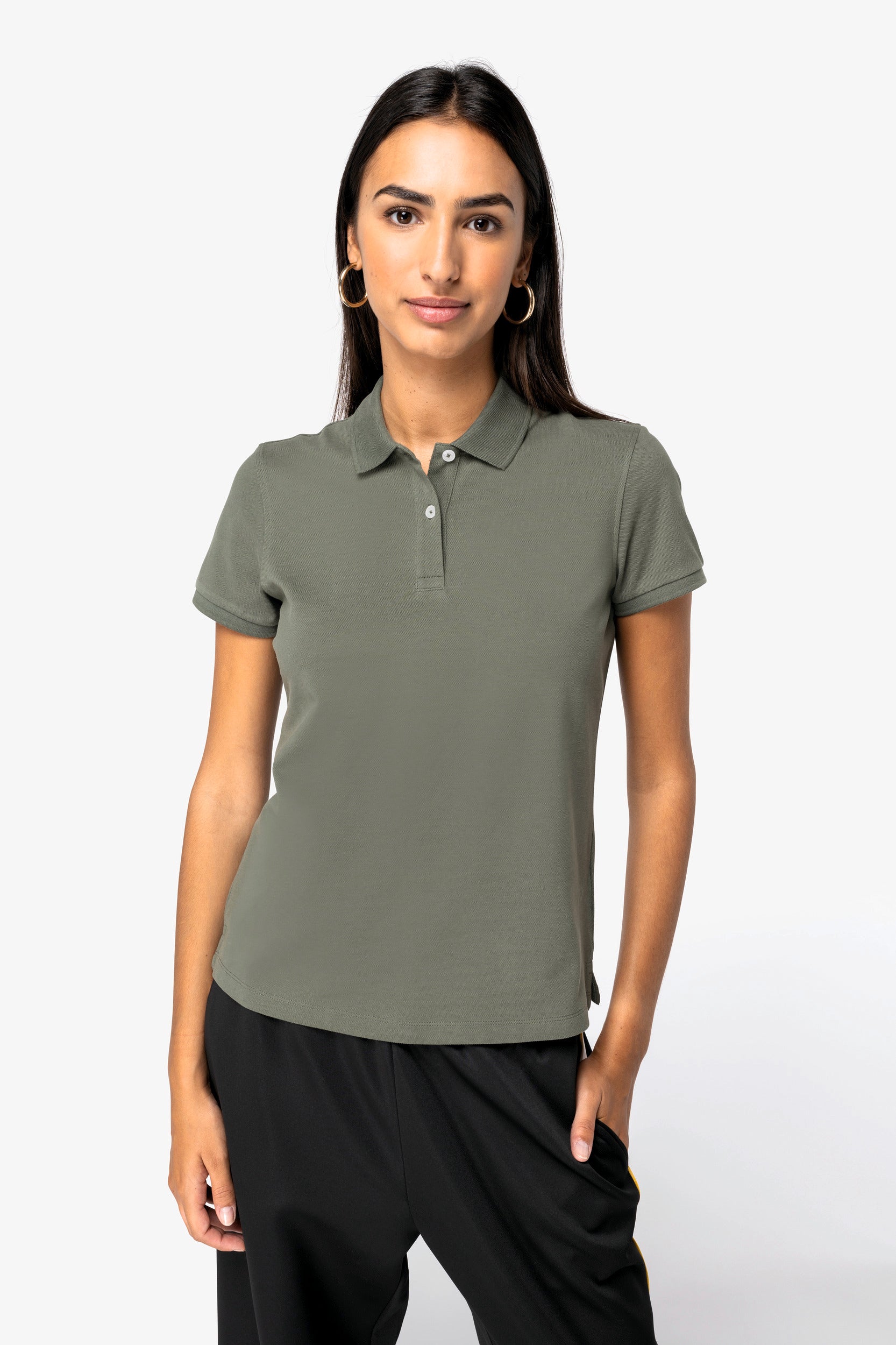 Eco-friendly Ladies’ Pique Knit Polo Shirt - 220 g/m² - NS208