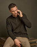 Luxe Lange Mouw Stretch Polo - 215 g/m² | 50154