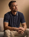 Luxe Gestreepte Stretch Polo - 215 g/m² | 50754