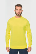 Sweat fluorescent unisexe à visibilité renforcée en polyester recyclé | WK405