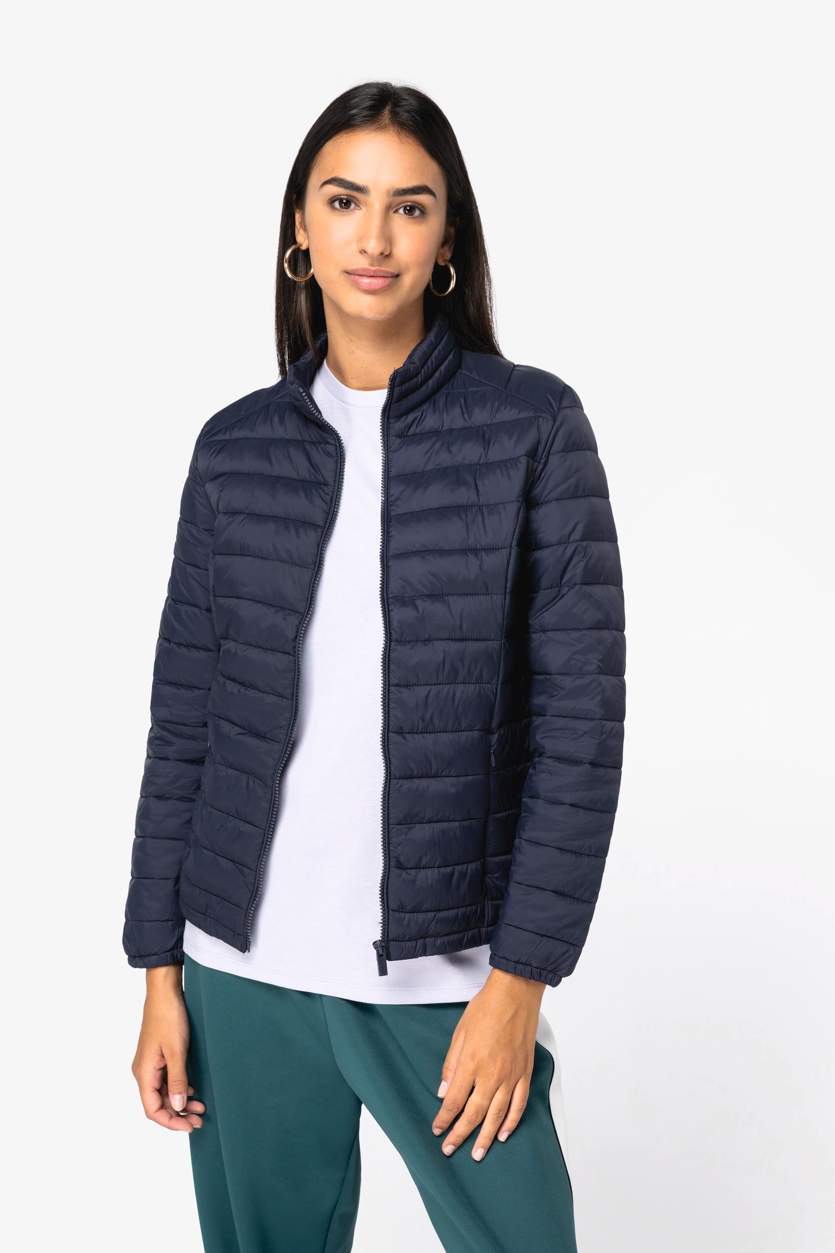 Eco-Friendly Lightweight Puffer Jacket for Women - NS6001