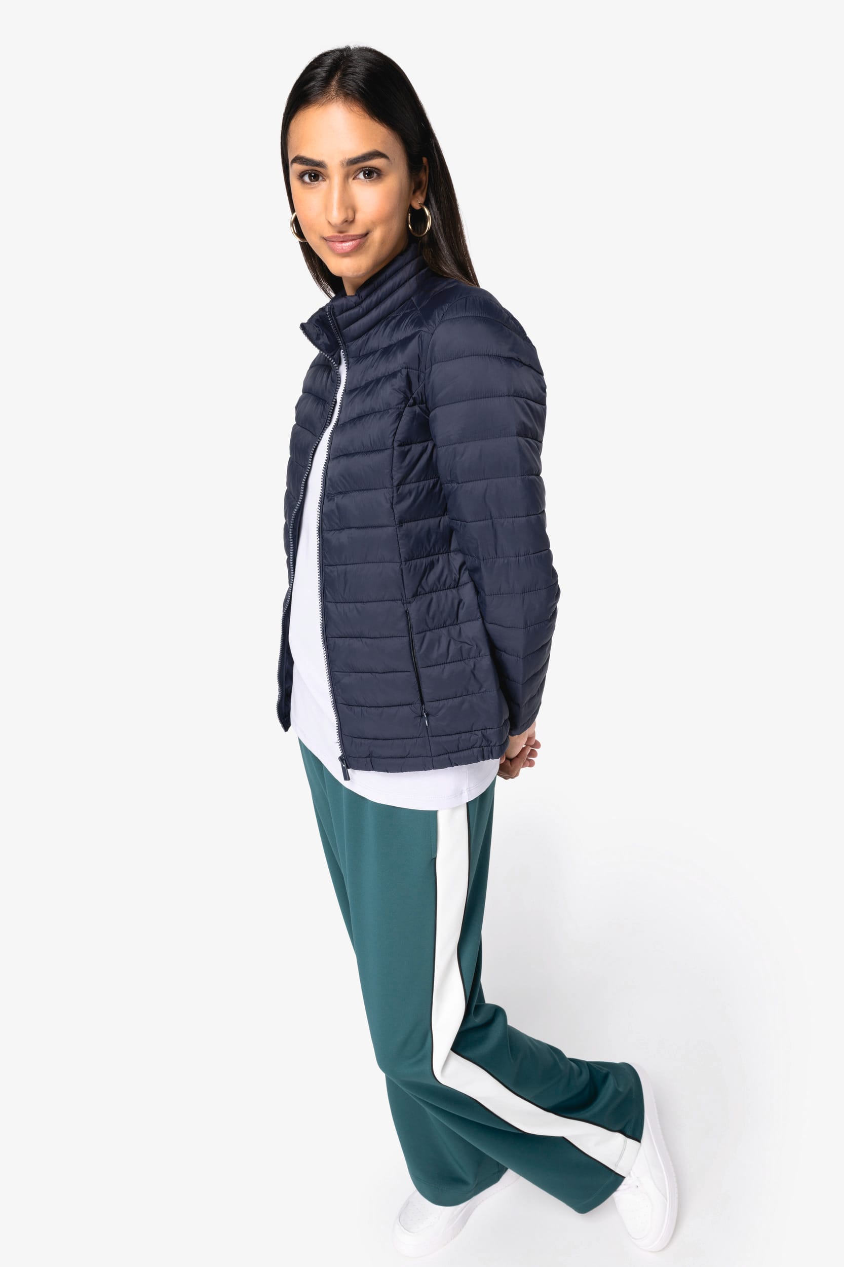 Eco-Friendly Lightweight Puffer Jacket for Women - NS6001