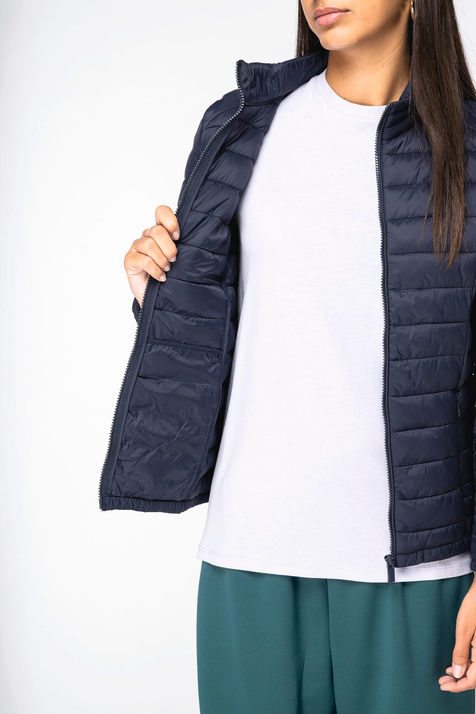 Eco-Friendly Lightweight Puffer Jacket for Women - NS6001