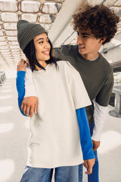 T-shirt oversize unisexe en molleton français écologique - 300 g/m² - NS308