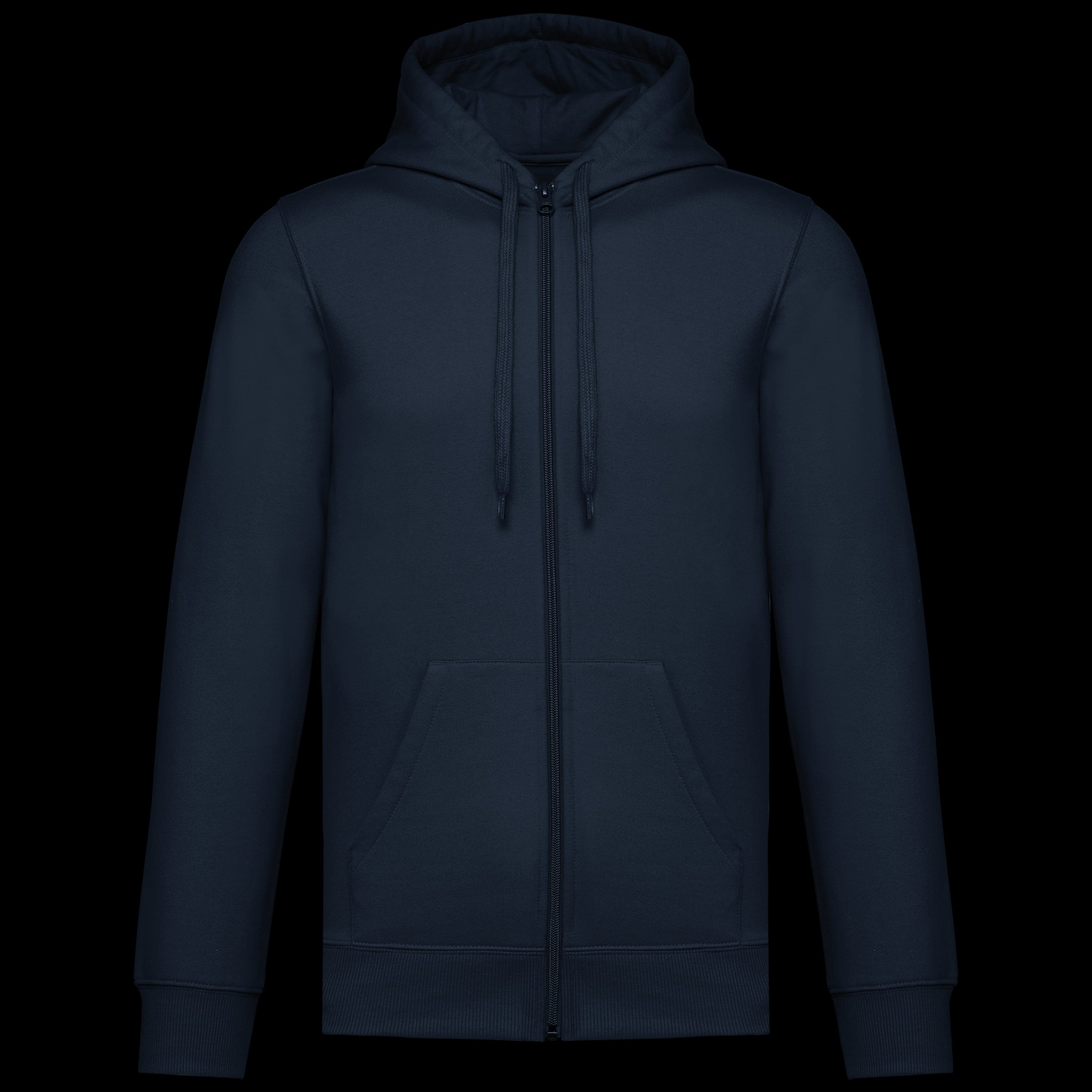 Sudadera con capucha reciclada unisex con cremallera – 280 g/m² | K4042