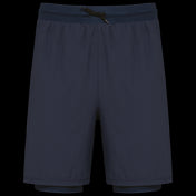 Short de sport 2-en-1 recyclé pour homme – 85 g/m² | PA1032
