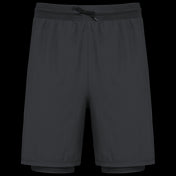 Short de sport 2-en-1 recyclé pour homme – 85 g/m² | PA1032