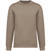 Sudadera unisex con cuello redondo y hombros caídos en polar cepillado ecológico - 350 g/m² - NS435