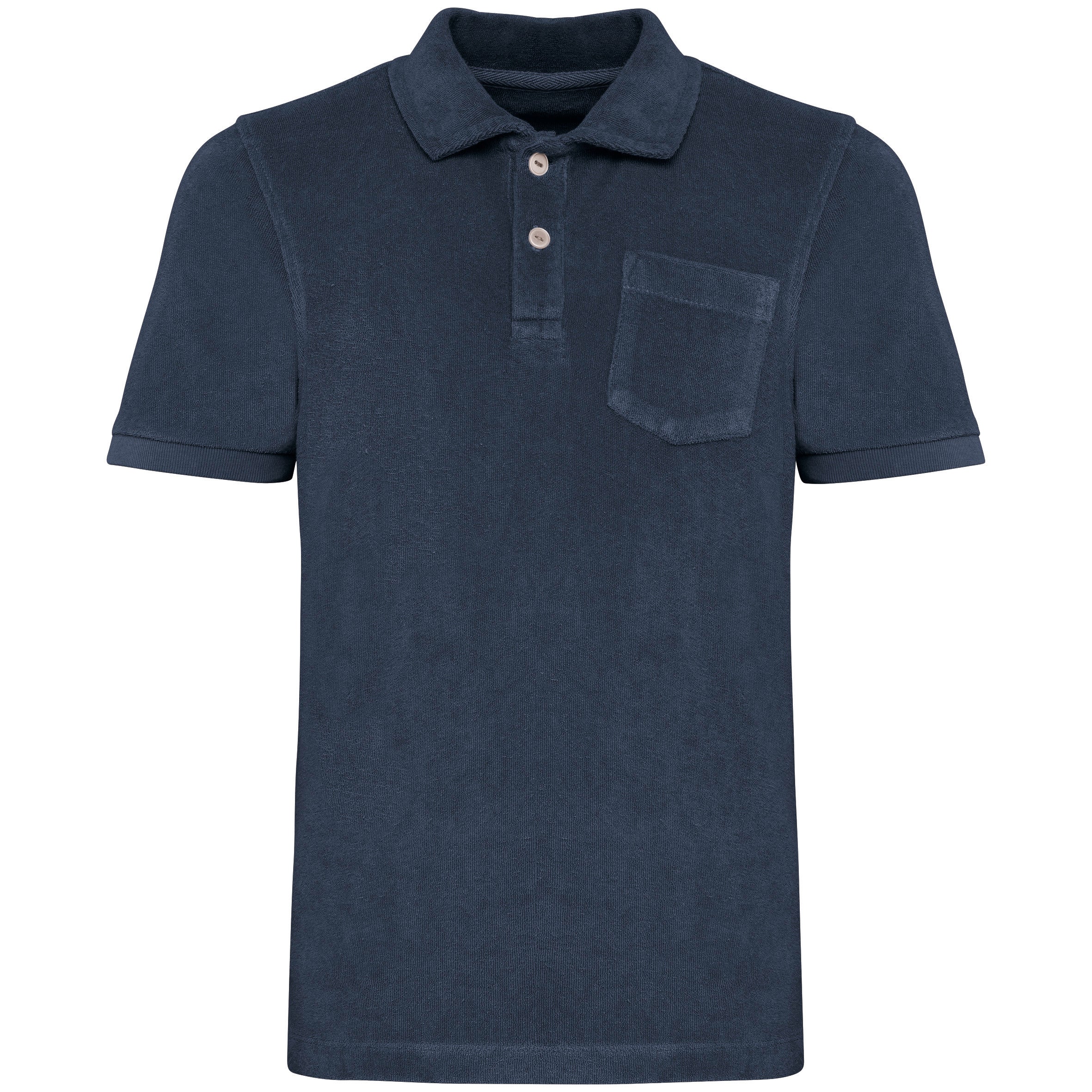 Eco-friendly Boys’ Terry Towel Polo Shirt - 210 g/m² - NS218