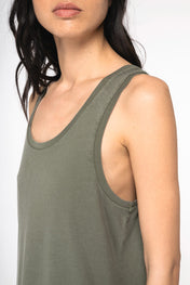Washed Organic Cotton Jersey Dress for Women – 165 g/m² – NS5012