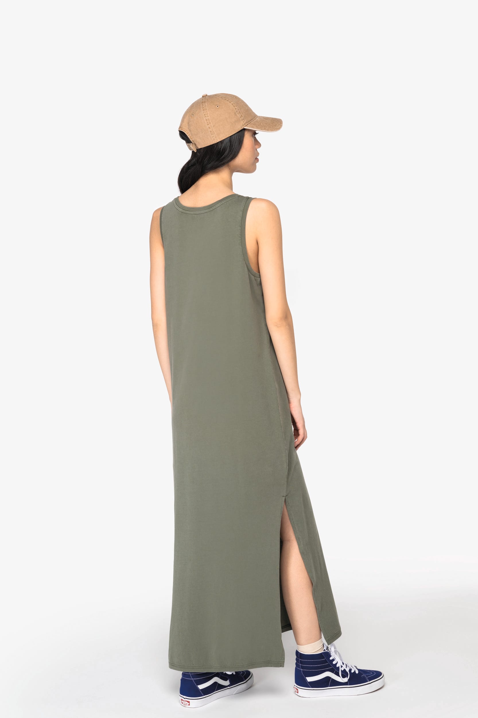 Washed Organic Cotton Jersey Dress for Women – 165 g/m² – NS5012