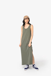Washed Organic Cotton Jersey Dress for Women – 165 g/m² – NS5012