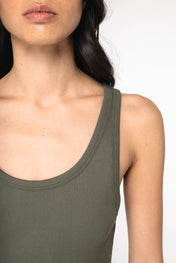 Ribbed Organic Cotton Tank Top for Women – 260 g/m² – NS344